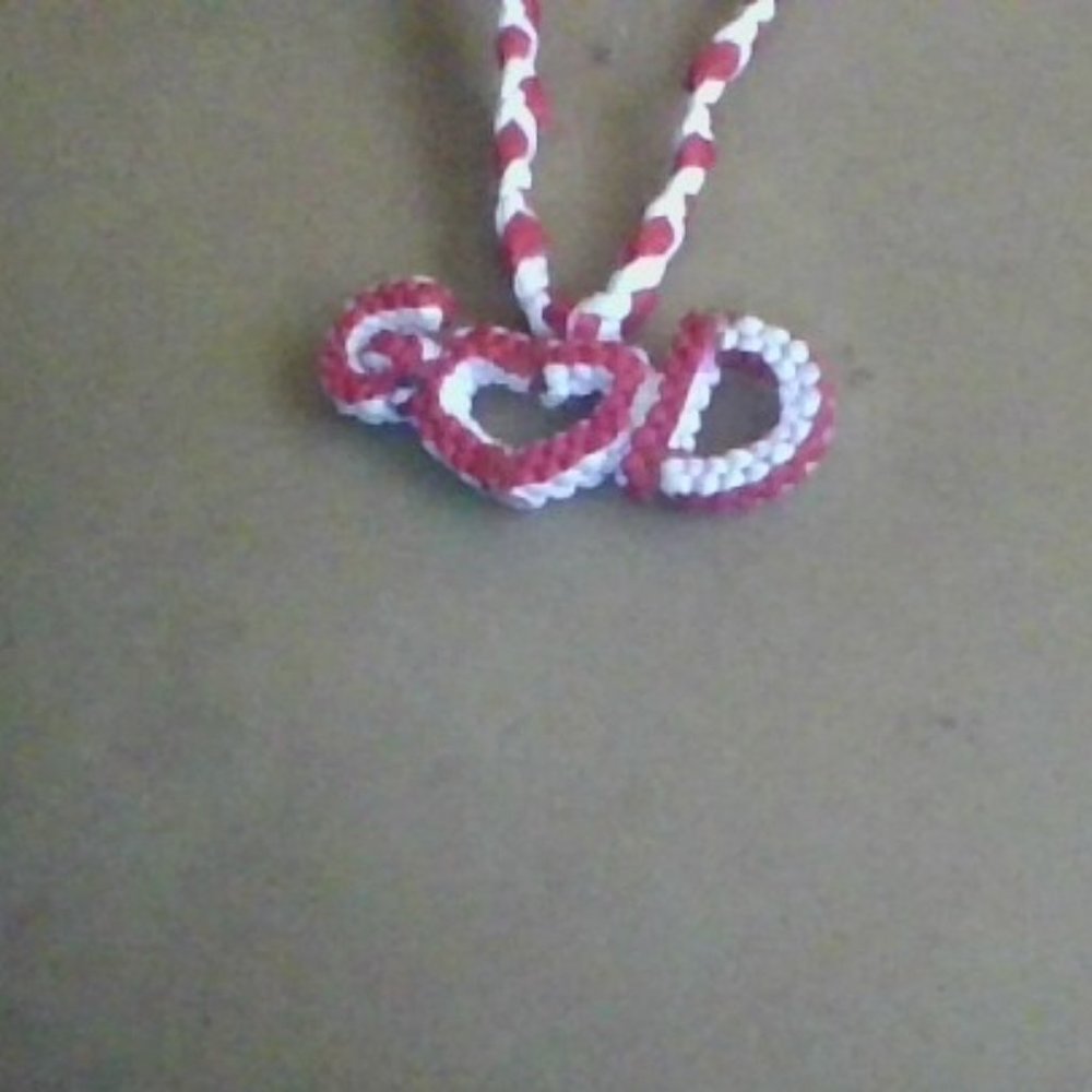 Handmade necklaces,Four inches,Red Blue